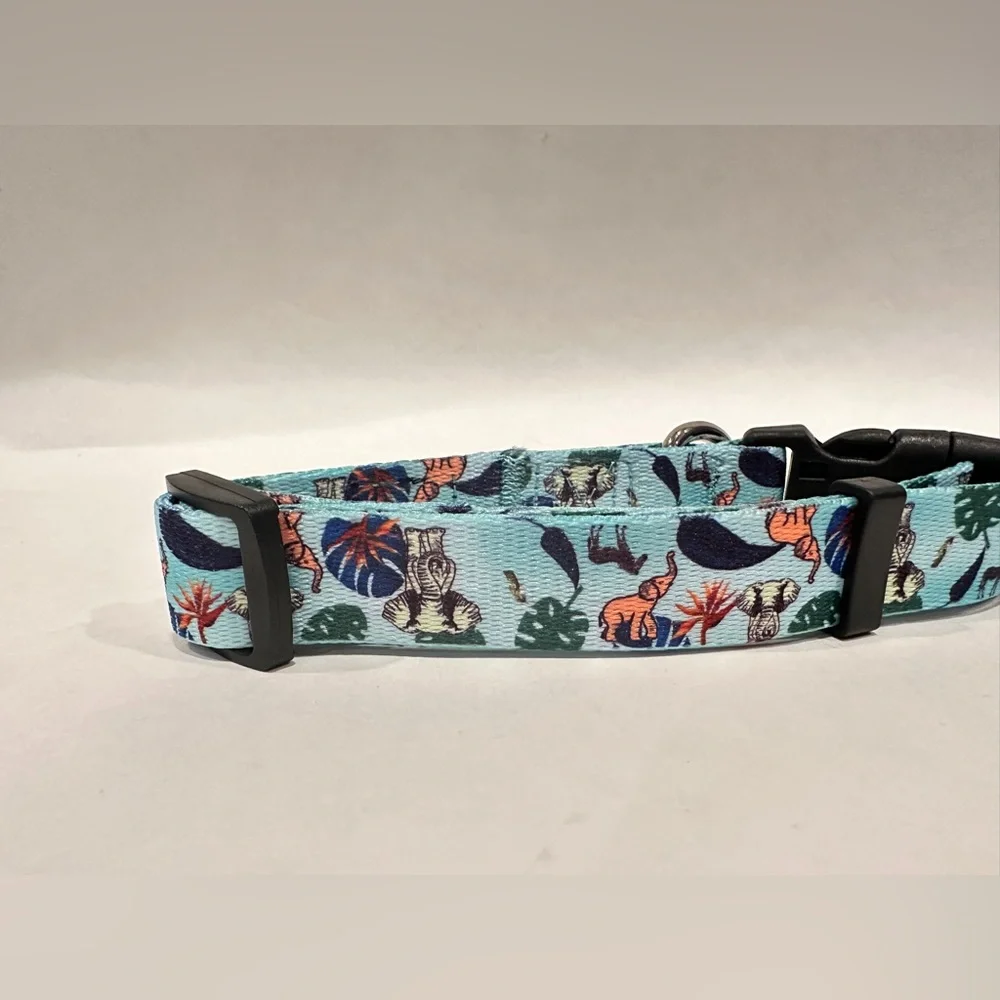 Zoo Print Dog Collar - Size Small